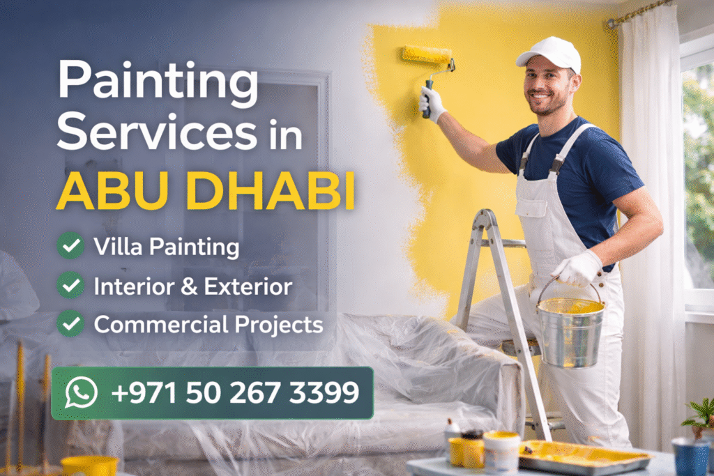 Exceptional Painting Services in Abu Dhabi | Fast, Reliable & Guaranteed Results