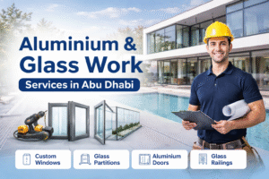 Read more about the article Aluminium Glass Work Services in Abu Dhabi – Expert Solutions for Homes & Commercial Spaces