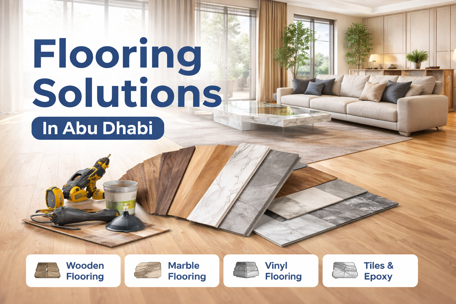 Read more about the article Flooring Solutions in Abu Dhabi – High-Quality Flooring for Homes & Offices